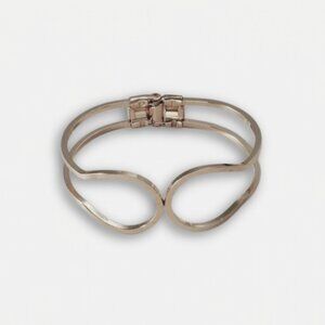 Metal Hinged Cuff Bracelet